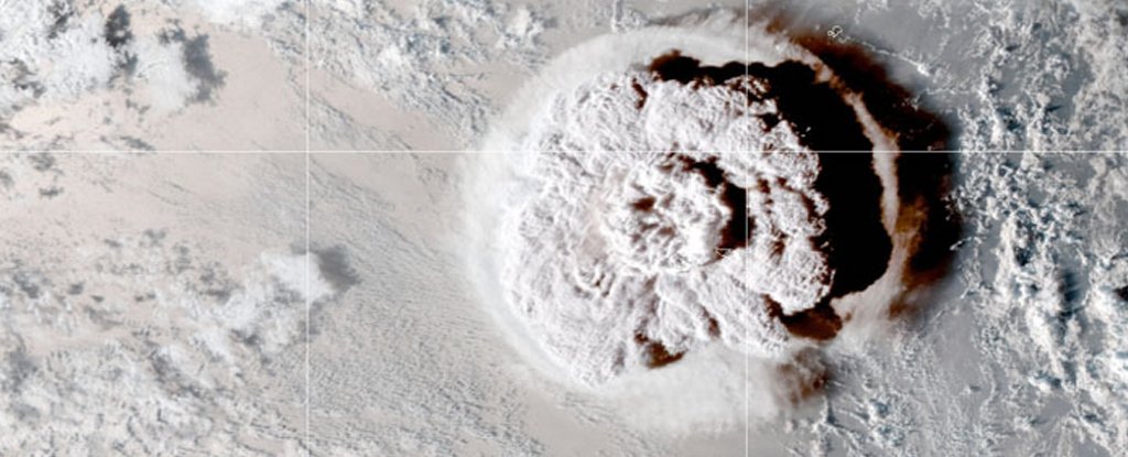 Hunga Tonga Volcanic Eruption in 2022